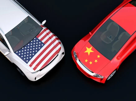 Vůz z USA v dílně při diagnostice